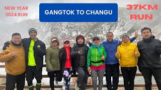 Gangtok to Changu Run Newyearrun projectlife healthand happiness [upl. by Germin216]