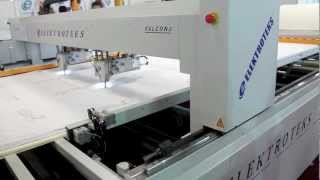 FALCON  Double Needles Continuous Quilting Machine [upl. by Silera711]