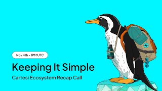 Keeping it Simple Cartesis October Ecosystem Recap [upl. by Ettenaj]