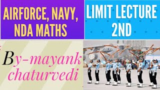 Trick for airforce navy nda math in hindi limit lecture 2important for nda aa and airforce [upl. by Akemit]