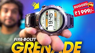 The ULTIMATE RUGGED Smartwatch Under ₹2000 Rs ⚡️ FireBoltt Grenade Smartwatch Review [upl. by Loella]