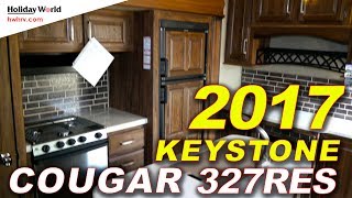 2017 Keystone Cougar 327RES  Fifth Wheel  Holiday World RV 8554629138 [upl. by Yesdnil]