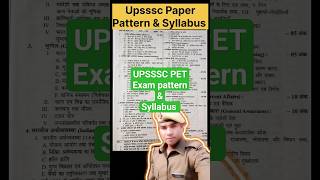 upsssc pet syllabus  PET Exam pattern  upsssc new vacancy rwacivilservices [upl. by Brittnee736]