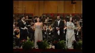 Angela GheorghiuLuciano Pavarotti  Modena 2001  LIVE IN CONCERT [upl. by Sopher51]