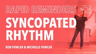 Syncopated Rhythm Line Dance Rapid Reminder [upl. by Lovash]