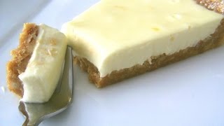 Easy Lemon Cheesecake  No Bake [upl. by Meier]