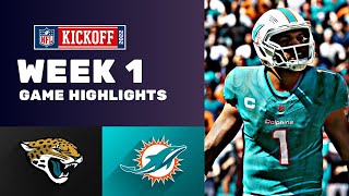 Jaguars vs Dolphins  Week 1  NFL Game Highlights [upl. by England809]