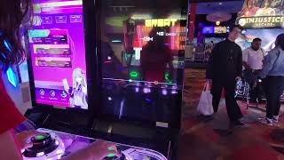 Playing Groove Coaster At Round1 Arcade Part 2 [upl. by Hairas]