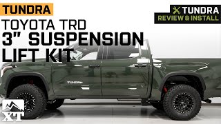 20222023 4WD Tundra Toyota 3Inch TRD Suspension Lift Kit Review amp Install [upl. by Alistair]