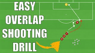 Overlap Shooting Drill  FootballSoccer [upl. by Tyne]