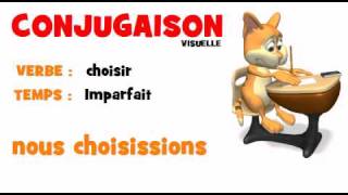 CONJUGAISON  choisir  Imparfait [upl. by Ybur908]