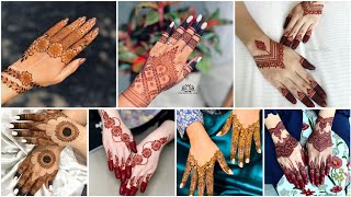 Simple Mehndi DesignDiwali special mehandiback hand mehndi designMehndi Design SimpleDiwali [upl. by Aicile]