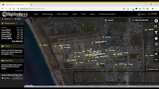 flightradar24LiveATCnet flightradar24 Los Angeles Intl Airport with live ATC Tower [upl. by Assin566]