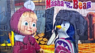 MASHA AND THE BEAR  Puzzle  Puzzle Games  Toddler Education [upl. by Richmal574]