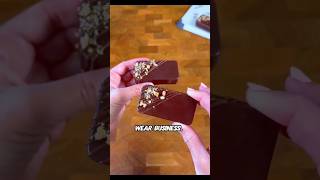 Easy Chocolate Bars Recipe 🍫unfrezzmyaccount views food foodie cake story storytime dessert [upl. by Komsa]