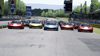 Devel Sixteen vs Ferrari SF90 Stradale Fiorano Sports at Old Monza [upl. by Jannery]