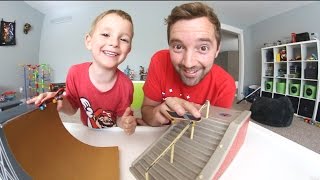 Dad amp Son Fingerboarding Time [upl. by Ylrad479]