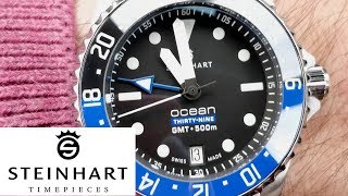 Steinhart Ocean 39 GMT Premium 500  ByeByeWatch  4K [upl. by Adamina]