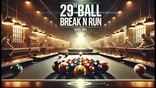 2543 Joeys 9 Ball Break n Run [upl. by Acissaj]