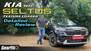 Ready to spoil you  2023 Kia Seltos  Detailed Review  Hindi  GearFliQ [upl. by Garey]