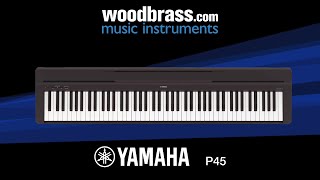 Test Woodbrass  Yamaha P45 [upl. by Eidderf113]