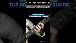 The Adults Are Talking  The Strokes  TABS Tutorial  Dr Guitar [upl. by Netsoj]