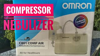 OMRON Comp Air NEC801 Compressor Nebulizer Healthcare 4K UltraHD [upl. by Mcclish]