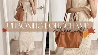 UNBOXING LONGCHAMP  AUTUMN EDIT [upl. by Nel]