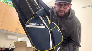 Unboxing My Limited Edition Cobra Golf Vessel Bag The Players Limited Edition 2023 [upl. by Schaper]