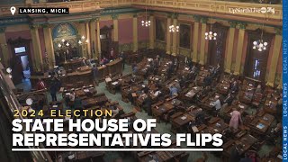 Republicans Democrats react to Michigan House of Representatives flip [upl. by Veljkov]