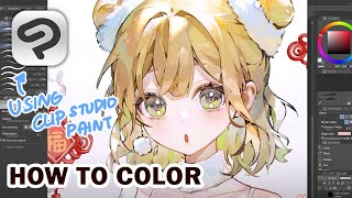 How I Color  Draw 【Clip Studio Paint Tutorial】 [upl. by Demetria]