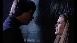 Star Wars The Return of the Jedi 1983  Luke and Leia scene [upl. by Yedoc]