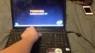 How to Reset Toshiba Satellite Laptop to Factory Settings [upl. by Eynahpets425]