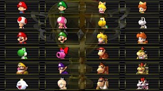 Mario Kart Wii  All Characters [upl. by Bender]