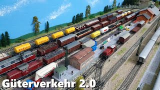 Die kleine Welt der Güterzüge  Märklin MGleis Modelleisenbahn [upl. by Airdnekal998]