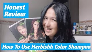 HONEST REVIEW amp HOW TO USE HERBISHH COLOR SHAMPOO  FILIPINA IN GERMANY [upl. by Chivers]