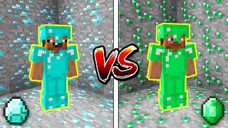 Minecraft NOOB vs PRO DIAMOND or EMERALD BATTLE in Minecraft [upl. by Melnick]