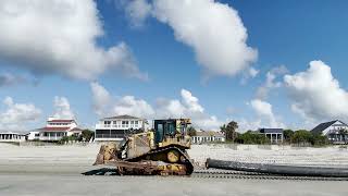 Folly Beach sand renourishment efforts end in the heart of hurricane season [upl. by Arua]