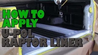 How to apply UPOL Raptor Truck Bed liner [upl. by Zared385]