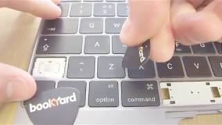 Keycap and butterfly clip removal on Apple Retina MacBook and MacBook Pro 20162019 [upl. by Inamik906]