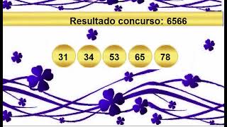 sorteio resultado quina 6566 Palpite 6567 [upl. by Pearla]