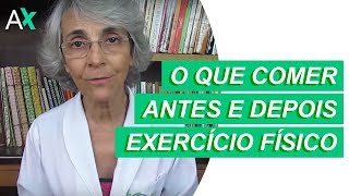 O que comer antes e depois do exercício físico [upl. by Aiym]