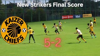 Kaizer Chiefs Win 52 In A Friendly Game Against SuperSport New Strikers Score [upl. by Ditmore]