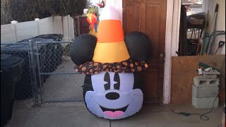 Gemmy 2023 Disney 6 ft Mickey Mouse with Candy Corn Hat Inflatable [upl. by Denman705]