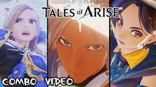 All Characters Combo Video  Tales of Arise テイルズオブアライズ [upl. by Aicertap]