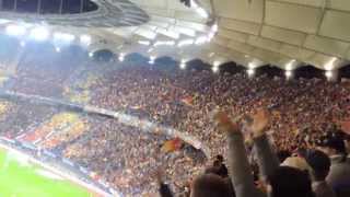 România  Ungaria 11 National Arena canta Treceti batalioane romane Carpatii Euro 2016 Qualifiers [upl. by Anneh]