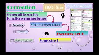 Correctionexercice19generafonctionnumériques [upl. by White]