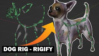 Blender Rig A Dog With This BuiltIn Addon  EASY [upl. by Deegan]