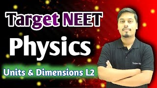 Physics Units amp Dimensions L2 Target NEET 2025 neet2025preparation SuperNEET  neet2025 [upl. by Aleciram793]