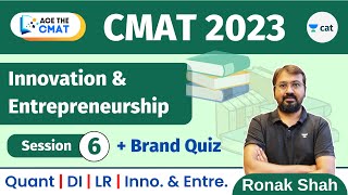 Ace the CMAT 2023  I and E  Session 6  Concept and Quiz  Ronak Shah [upl. by Swinton]